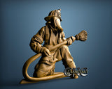 Fireman, 3D STL Model 11973