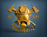 Firefighter, 3D STL Model 11974