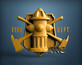 Fire Dept, 3D STL Model 11975
