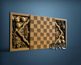 Chessboard, 3D STL Model 11979
