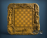 Chessboard Lord of the Rings, 3D STL Model 11980