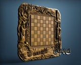 Chessboard Lord of the Rings, 3D STL Model 11980