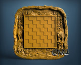 Forest Chessboard, 3D STL Model 11981