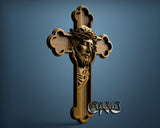 Jesus in Cross, 3D STL Model 11984
