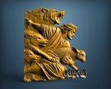 Jesus & Lamb, 3D STL Model 11987