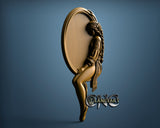 Mirror Girl, 3D STL Model 11989