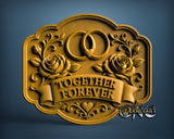 Couple Rings, 3D STL Model 11990