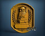 Graduation Owl, 3D STL Model 11993