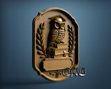 Graduation Owl, 3D STL Model 11993