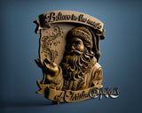 Santa Claus, 3D STL Model 11994