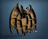 Bat Tray, 3D STL Model 12000