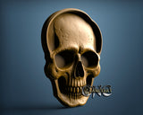 Skull Food Tray, 3D STL Model 12002