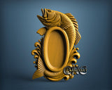Fish Plate, 3D STL Model 12011