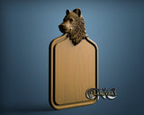 Bear Serving Board, 3D STL Model 12016