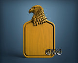 Eagle Serving Board, 3D STL Model 12017