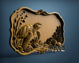 Turtle Plate, 3D STL Model 12023