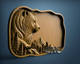 Bear Tray, 3D STL Model 12024