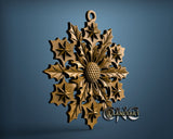 Chrismas Ornament, 3D STL Model 12048