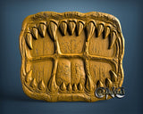 Halloween Tray, 3D STL Model 12080