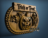 Trick & Treat, 3D STL Model 12082
