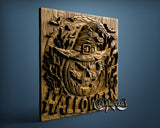 Halloween Pumpkin, 3D STL Model 12086