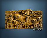 Happy Halloween Bear, 3D STL Model 12087