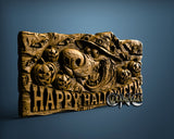 Happy Halloween Bear, 3D STL Model 12087