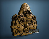 Halloween Welcome to Night Mare, 3D STL Model 12094
