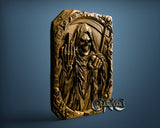 Dead Skull with Chain, 3D STL Model 12100