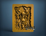 Evil Ride Motor Skull, 3D STL Model 12111