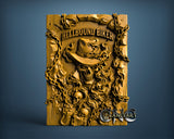 Hellbound Biker Skull, 3D STL Model 12111