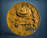 Halloween Pumpkin, 3D STL Model 15001