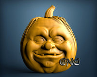 Halloween Pumpkin, 3D STL Model 15004