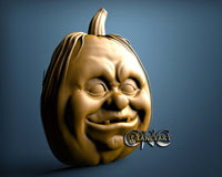 Halloween Pumpkin, 3D STL Model 15004