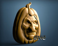 Halloween Pumpkin, 3D STL Model 15010