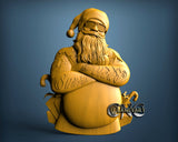 Gangsta Santa Claus, 3D STL Model 15024 V2