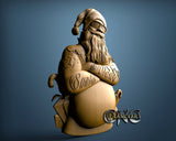 Gangsta Santa Claus, 3D STL Model 15024 V2