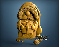 Funny Little Santa Claus, 3D STL Model 15030