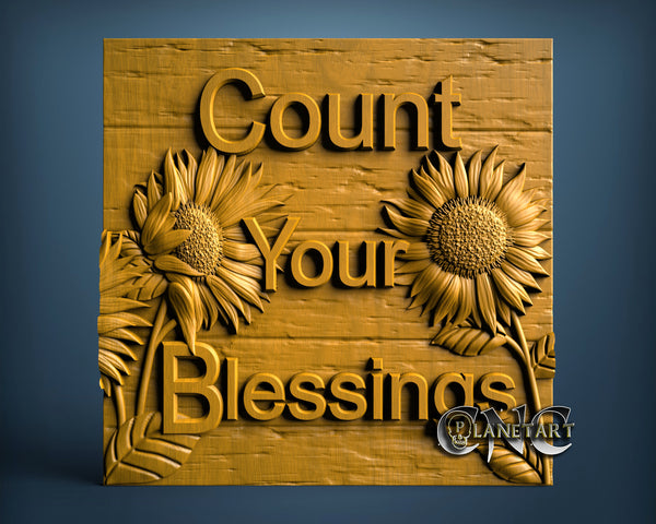 Count your Blessings, 3D STL Model 15036