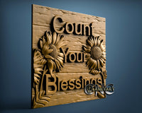 Count your Blessings, 3D STL Model 15036