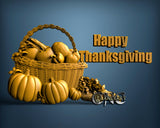 Happy Thanksgiving Day, 3D STL Model 15039