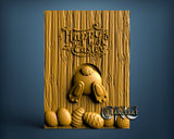 Happy Easter, 3D STL Model 15041