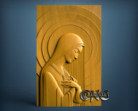 Virgin Mary, 3D STL Model 15055