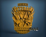 Veteran, 3D STL Model 15059