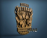 Veteran, 3D STL Model 15059