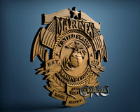 United States Marine Corps, 3D STL Model 15061