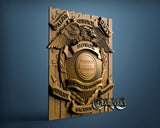 Fallen Officers, 3D STL Model 15064