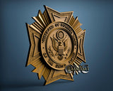 USA Veterans, 3D STL Model 15067