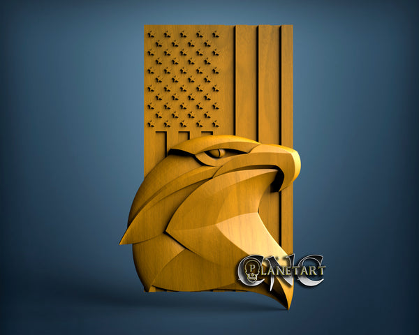 USA Eagle, 3D STL Model 15073