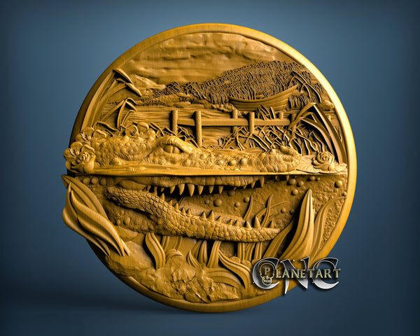 Alligator, 3D STL Model 15077